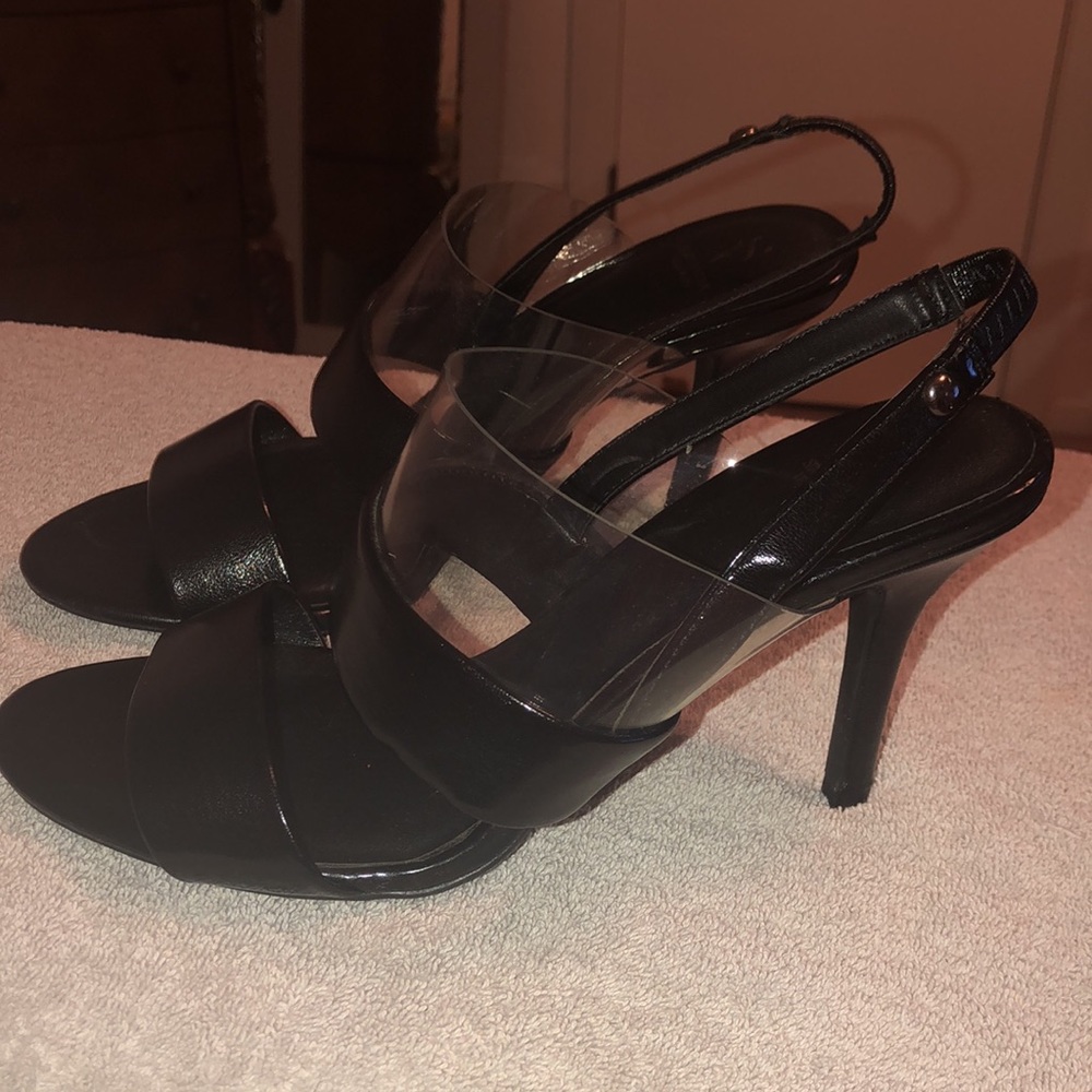 Simply Vera Slingback Heels Black 8